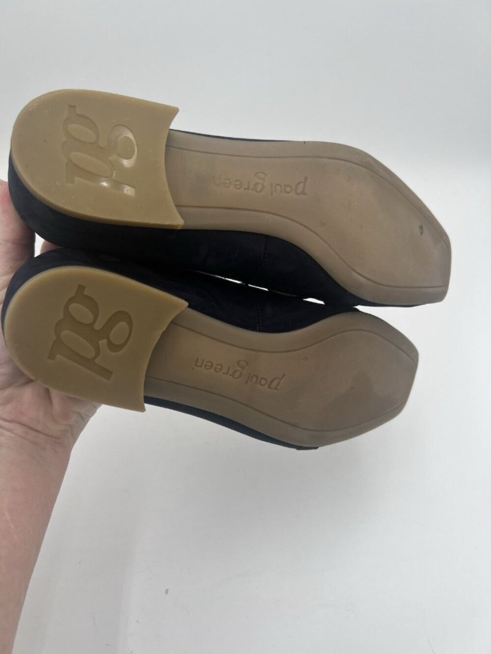 Paul Green Ramona Loafers 10 Navy Suede Slip On Flats Austria Soft Leather EUC - Picture 12 of 16